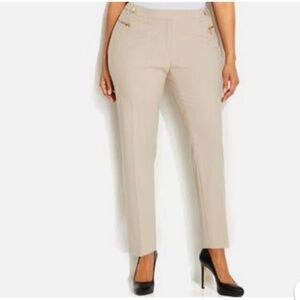 Calvin Klein Woman Straight Slim Pants Size 24W